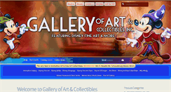 Desktop Screenshot of disneyfineartgallery.com